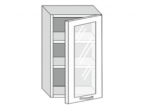 19.50.3 Шкаф настенный (h=913) на 500мм с 1-ой стекл. дверцей в Волчанске - volchansk.magazinmebel.ru | фото