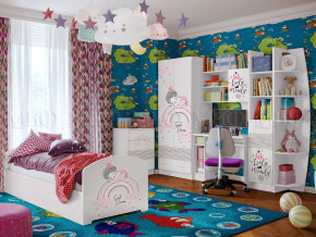 Детская комната Юниор-2 Принцесса 1 в Волчанске - volchansk.magazinmebel.ru | фото - изображение 1