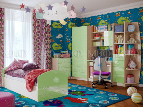 Детская комната Юниор-2 Салатовый металлик в Волчанске - volchansk.magazinmebel.ru | фото