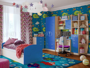 Детская комната Юниор-2 Синий в Волчанске - volchansk.magazinmebel.ru | фото