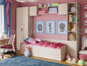 Детская комната Вега 1 Дуб беленый в Волчанске - volchansk.magazinmebel.ru | фото - изображение 1