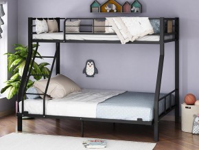 Двухъярусная кровать Гранада-1 140 черный в Волчанске - volchansk.magazinmebel.ru | фото