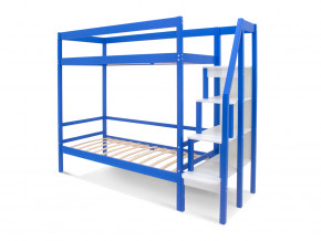 Двухъярусная кровать Svogen с ящиками синий в Волчанске - volchansk.magazinmebel.ru | фото - изображение 3