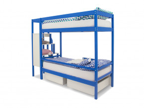 Двухъярусная кровать Svogen с ящиками синий в Волчанске - volchansk.magazinmebel.ru | фото - изображение 5