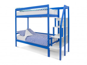 Двухъярусная кровать Svogen синий в Волчанске - volchansk.magazinmebel.ru | фото