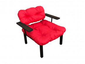 Кресло Дачное красная подушка в Волчанске - volchansk.magazinmebel.ru | фото