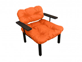 Кресло Дачное оранжевая подушка в Волчанске - volchansk.magazinmebel.ru | фото - изображение 1