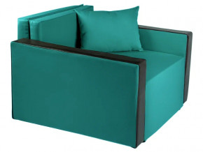 Кресло-кровать Милена с подлокотниками рогожка emerald в Волчанске - volchansk.magazinmebel.ru | фото - изображение 1