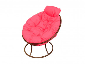 Кресло Папасан мини без ротанга розовая подушка в Волчанске - volchansk.magazinmebel.ru | фото