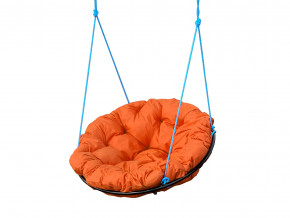 Кресло Папасан подвесное оранжевая подушка в Волчанске - volchansk.magazinmebel.ru | фото