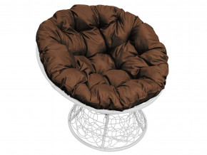 Кресло Папасан с ротангом коричневая подушка в Волчанске - volchansk.magazinmebel.ru | фото