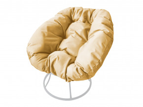 Кресло Пончик без ротанга бежевая подушка в Волчанске - volchansk.magazinmebel.ru | фото - изображение 1