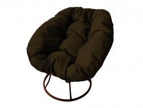 Кресло Пончик без ротанга коричневая подушка в Волчанске - volchansk.magazinmebel.ru | фото - изображение 1