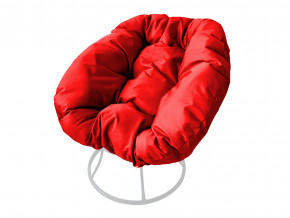 Кресло Пончик без ротанга красная подушка в Волчанске - volchansk.magazinmebel.ru | фото - изображение 1