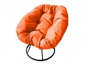 Кресло Пончик без ротанга оранжевая подушка в Волчанске - volchansk.magazinmebel.ru | фото - изображение 1