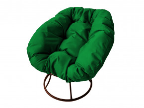 Кресло Пончик без ротанга зелёная подушка в Волчанске - volchansk.magazinmebel.ru | фото - изображение 1