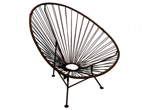 Кресло Ракушка с ротангом коричневый в Волчанске - volchansk.magazinmebel.ru | фото - изображение 1