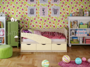 Кровать Бабочки 1600 Ваниль в Волчанске - volchansk.magazinmebel.ru | фото