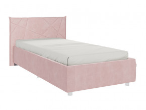 Кровать Бест 900 велюр нежно-розовый в Волчанске - volchansk.magazinmebel.ru | фото - изображение 1