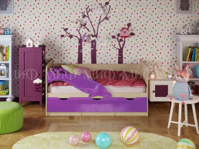 Кровать Дельфин-1 1800 Фиолетовый металлик в Волчанске - volchansk.magazinmebel.ru | фото - изображение 1