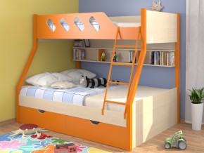 Кровать Дельта 20.02 оранжевая в Волчанске - volchansk.magazinmebel.ru | фото