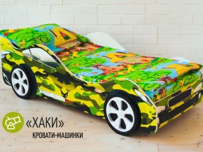 Кровать детская машина Хаки в Волчанске - volchansk.magazinmebel.ru | фото - изображение 2