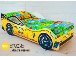 Кровать детская машина Такси в Волчанске - volchansk.magazinmebel.ru | фото - изображение 1