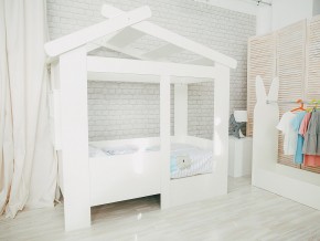 Кровать детская Теремок без ящика белая в Волчанске - volchansk.magazinmebel.ru | фото