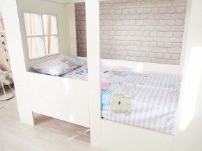 Кровать детская Теремок без ящика белая в Волчанске - volchansk.magazinmebel.ru | фото - изображение 2