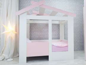 Кровать детская Теремок без ящика розовая в Волчанске - volchansk.magazinmebel.ru | фото - изображение 1