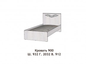 Кровать Диана 900 в Волчанске - volchansk.magazinmebel.ru | фото - изображение 2