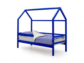 Кровать-домик Svogen с бортиком синий в Волчанске - volchansk.magazinmebel.ru | фото