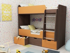 Кровать двухъярусная Малыш двойняшка бодега-оранжевый в Волчанске - volchansk.magazinmebel.ru | фото