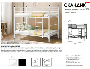 Кровать двухъярусная Скандик 42.20-01 в Волчанске - volchansk.magazinmebel.ru | фото - изображение 2