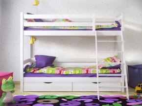 Кровать двухъярусная Сонечка с ящиками и лестницей в Волчанске - volchansk.magazinmebel.ru | фото - изображение 2