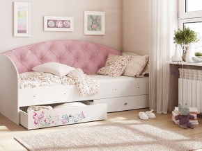 Кровать Эльза Белый-розовый в Волчанске - volchansk.magazinmebel.ru | фото - изображение 1