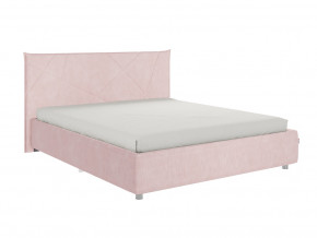 Кровать Квест 1600 велюр нежно-розовый в Волчанске - volchansk.magazinmebel.ru | фото