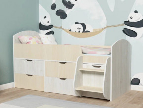 Кровать Малыш-7 Винтербер-Дуб в Волчанске - volchansk.magazinmebel.ru | фото