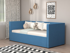 Кровать мягкая с подъёмным механизмом арт. 030 синий в Волчанске - volchansk.magazinmebel.ru | фото - изображение 1