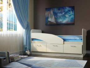Кровать одинарная 06.222 1600 вудлайн кремовый в Волчанске - volchansk.magazinmebel.ru | фото - изображение 1