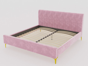 Кровать Рошаль 1200 розовый в Волчанске - volchansk.magazinmebel.ru | фото - изображение 1