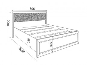 Кровать с настилом 1400 Саванна М04 в Волчанске - volchansk.magazinmebel.ru | фото - изображение 2