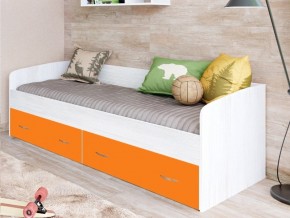 Кровать с выкатными ящиками Винтерберг, оранжевый в Волчанске - volchansk.magazinmebel.ru | фото - изображение 1