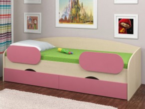 Кровать Соня 2 дуб молочный-розовый в Волчанске - volchansk.magazinmebel.ru | фото - изображение 2