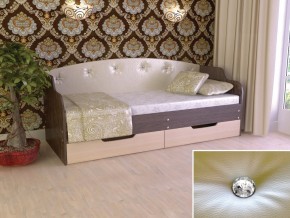 Кровать Юниор Тип 2 Венге/дуб молочный 800х1600 в Волчанске - volchansk.magazinmebel.ru | фото