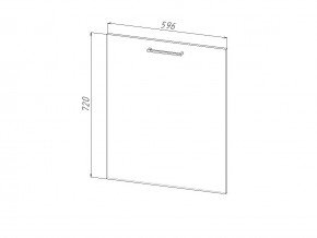 П 60 Комплект для посудомоечной машины 600 мм (цоколь + фасад) ЛДСП в Волчанске - volchansk.magazinmebel.ru | фото