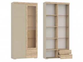 Шкаф 2-х дверный со стеклом и двумя ящиками Палермо 6-87002 в Волчанске - volchansk.magazinmebel.ru | фото - изображение 1
