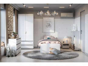 Спальня Токио Белый текстурный в Волчанске - volchansk.magazinmebel.ru | фото - изображение 8