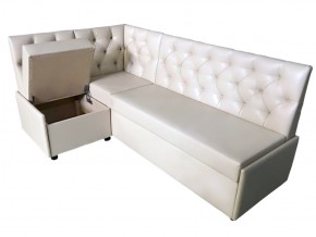 Угловой диван Призма со стяжками белый со спальным местом в Волчанске - volchansk.magazinmebel.ru | фото - изображение 2